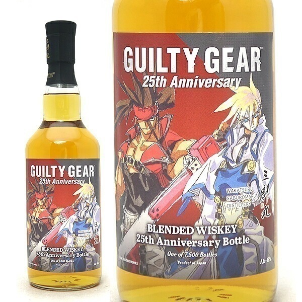 ギルティギア 25周年記念ボトル ブレンデッドウイスキー 三郎丸蒸留所 46度 700ml ウイスキー ^YASBGUJ0^