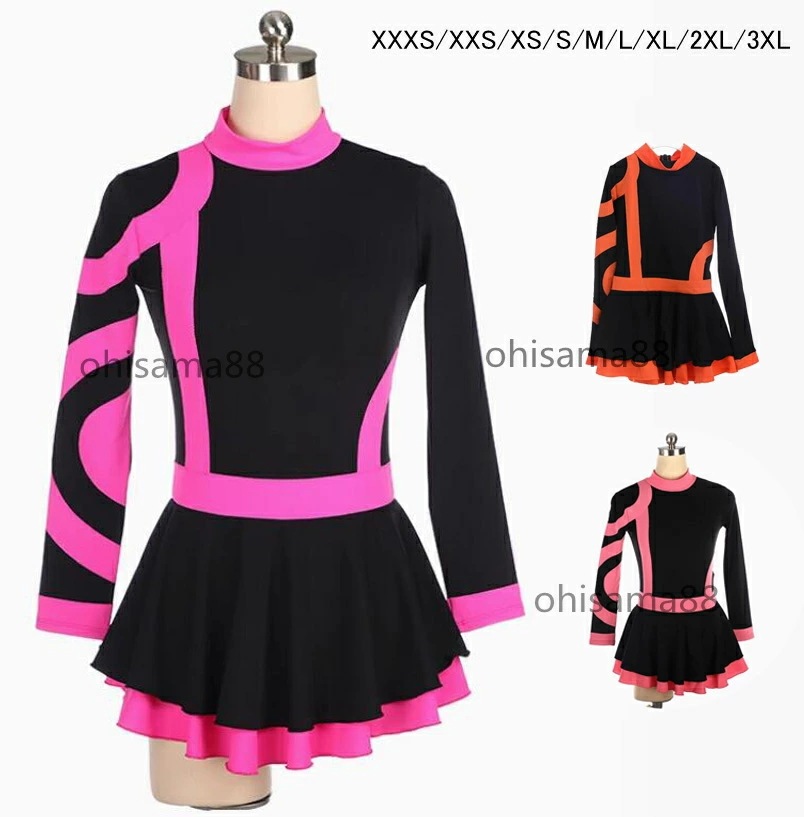 アイススケートウェア 演出用 専用レオタード スケート衣装 フィギュアスケート衣装 大人 子供 ワンピース ダンスドレス 練習 ダンス衣装 高級 アイスダンス スタンダード 舞台 発表会 競技着 美し