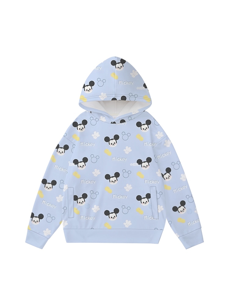 Mickeymouse ミッキーマウスとミニーのフード付きスウェットシャツカップル着用親子痛服パーカー