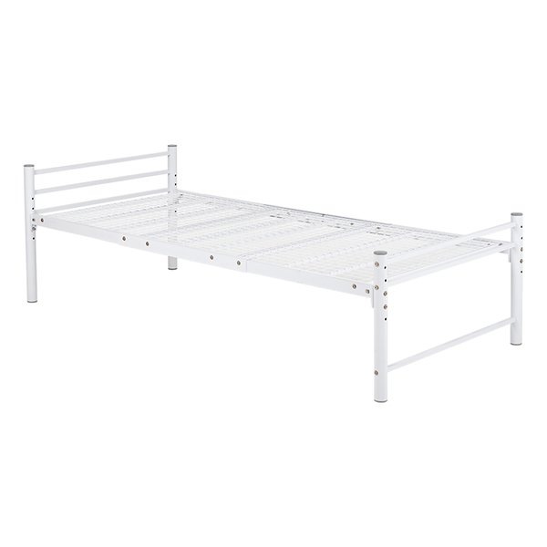 シングルロングベッド 幅100×奥行220 ホワイト KH-3961M-WH