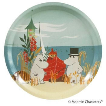 MOOMIN（ムーミン） ラウンドトレイM　ムーミンビーチボート OPD060040