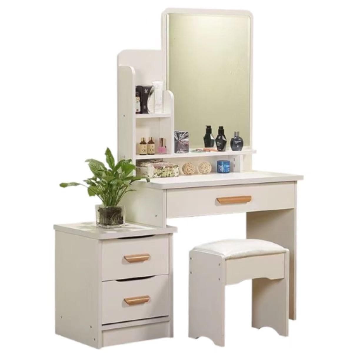 VEEZHA ドレッサー 化粧台 鏡台 化妆台 化粧テーブル