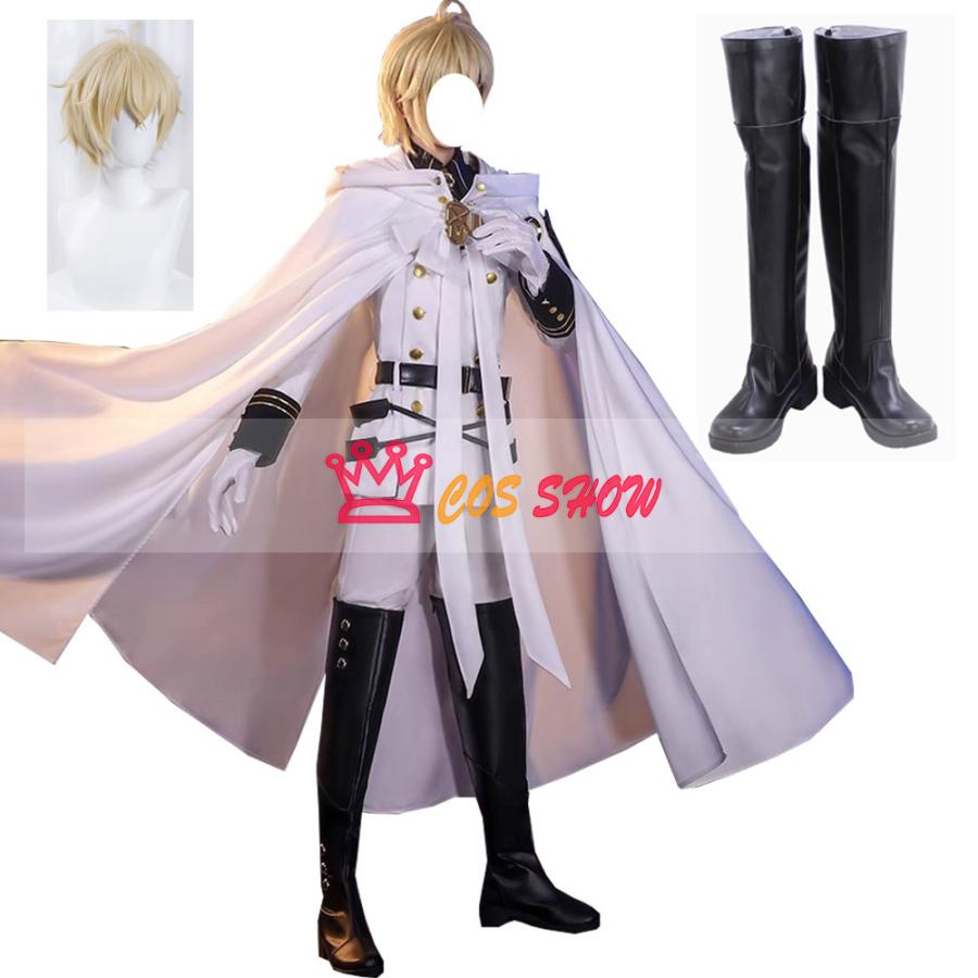 新品販売!三分妄想 終わりのセラフ 百夜ミカエラ コスプレ衣装 cosplay ウィッグ靴能 仮装 制服 イベント クリスマス ハロウィン ステージ 文化祭 学園祭