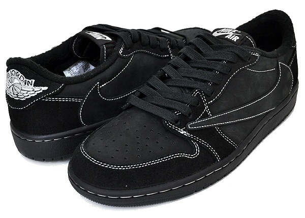 エアジョーダン 1 ロー OG トラビス・スコット BLACK PHANTOM dm7866-001
