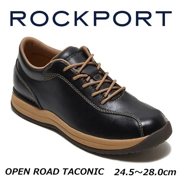 ロックポート ROCKPORT ML0001 オープンロード タコニック ブラックバーニッシュ カジュアルスタイル ウォーキングシューズ 旅行 メンズ 靴