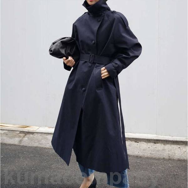 レンチコート レディース スプリングコート ロングコート ビジネス フォーマル コットン 結婚式 入園式 入学式 卒園式 卒業式 通勤 OL 就職 春 秋 15,555円