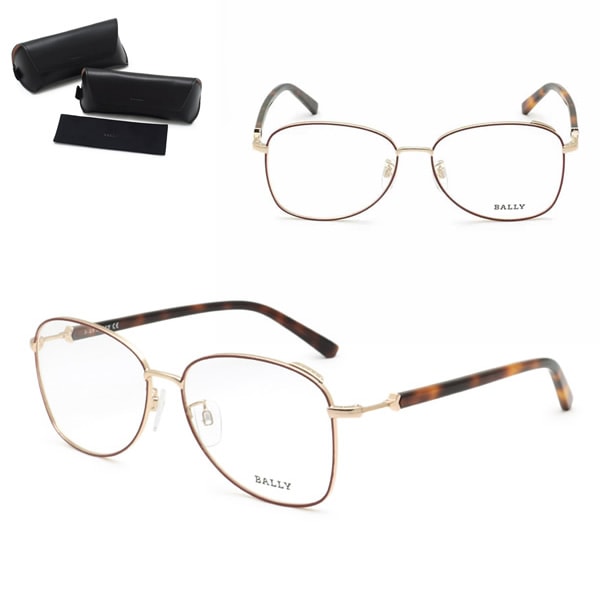 フレーム BY5045H/V-071-55 フレーム メガネ 眼鏡 フレームのみ ノーズパッド メンズ レディース バーガンディ ゴールド ハバナ