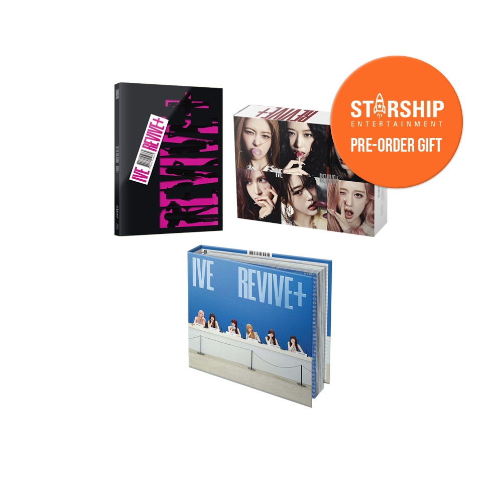 【ONLINE特典選択】 IVE - REVIVE+ / アルバム3種セット / BANGERS / CHALLENGERS / SPOILERS / PHOTOBOOK VER