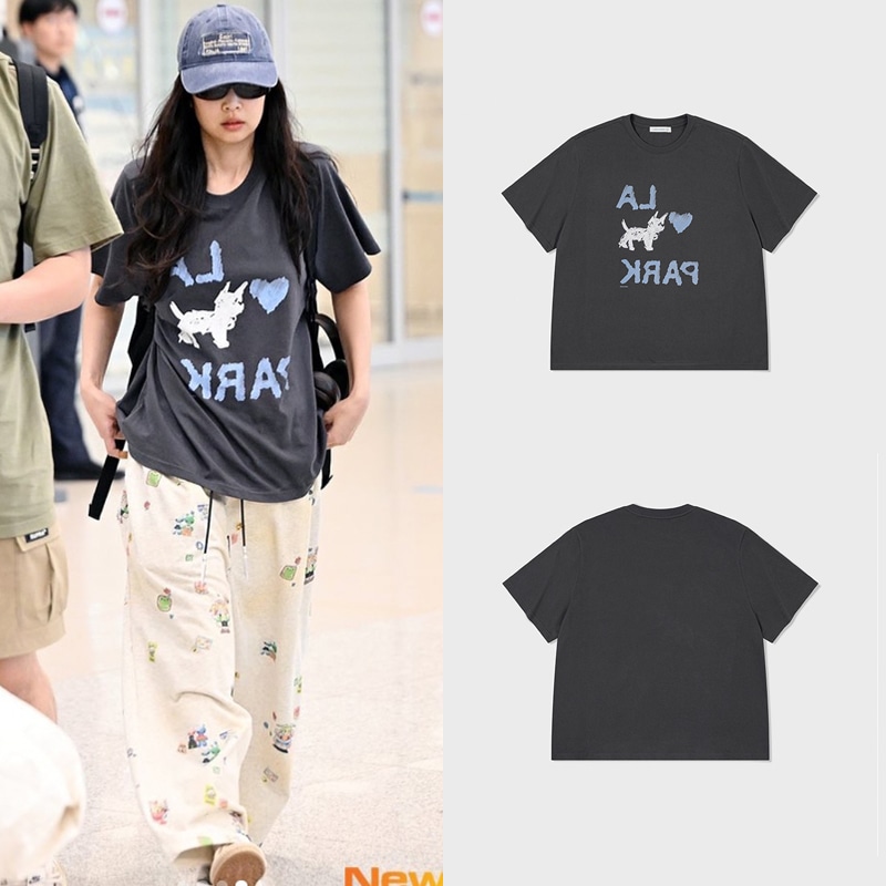 Black Pink ジェニ着用★LOW CLASSIC★LOVE PARK T-SHIRT★人気 Qoo10] LOW CLASSIC [BLACK PINK ジェニー着用] : KPOP