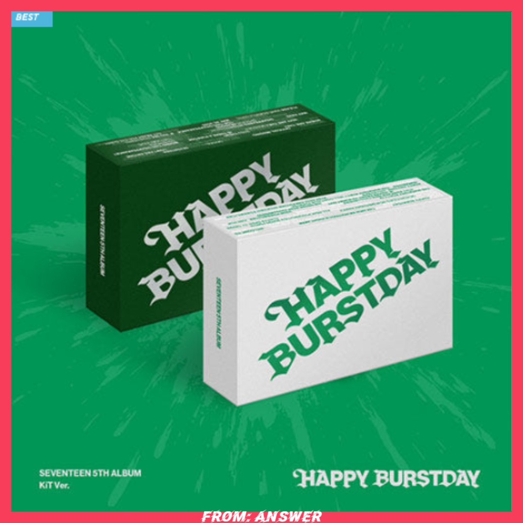 [2種1セット] SEVENTEEN 5th Album HAPPY BURSTDAY KIT ver. 2種