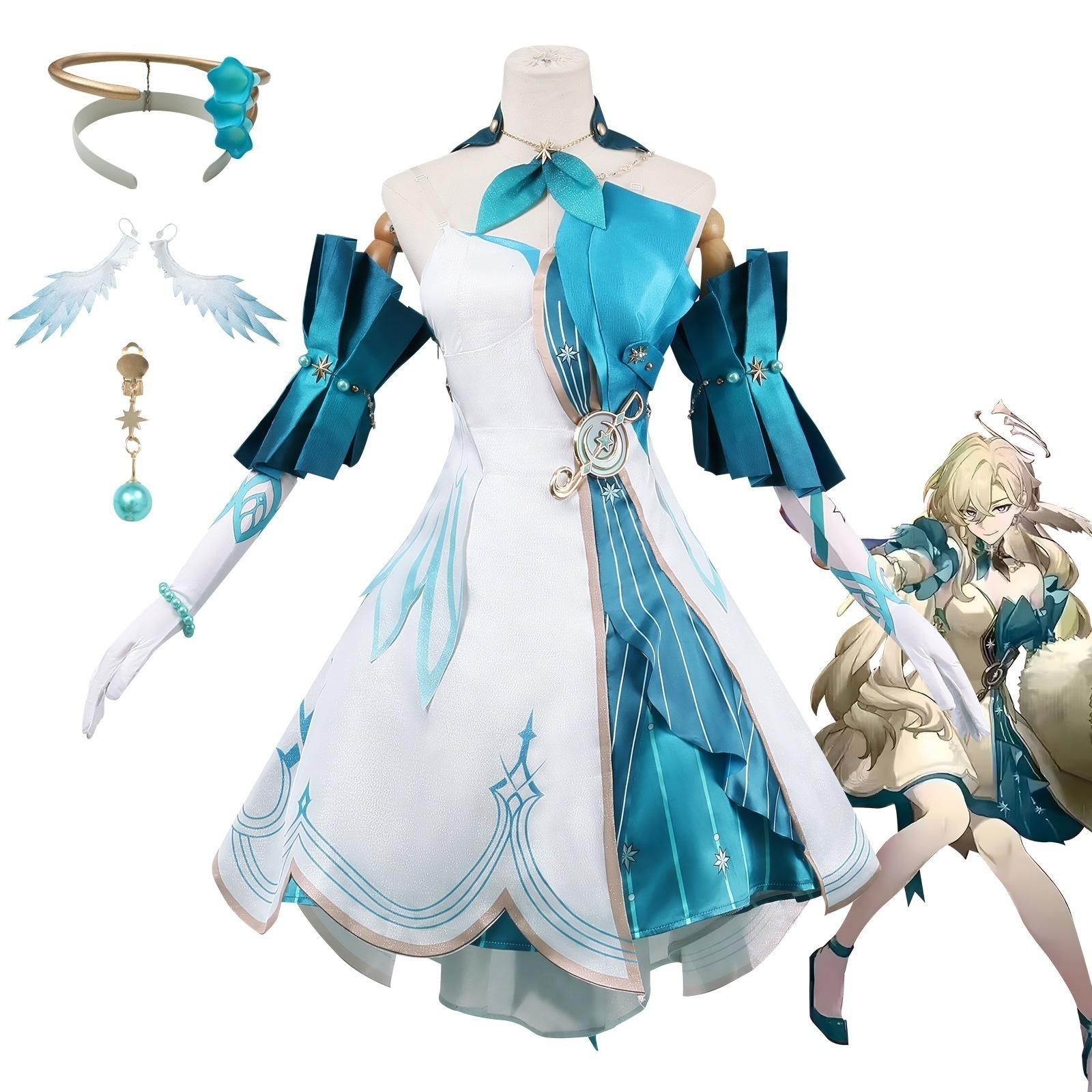 崩壊星穹鉄道cos服知更鳥砂金鳥cos砂更鳥コスプレ二次元コスプレ