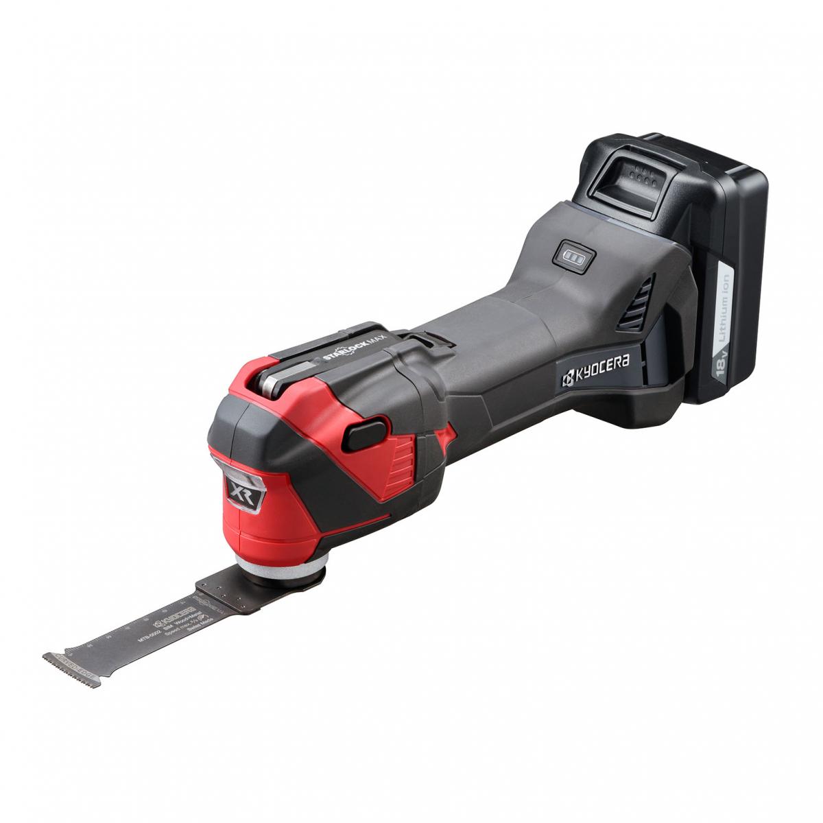 京セラ 旧リョービ 充電式 マルチツール 本体のみ DMT11XR 切断 工具 STARLOCK MAX対応 木工切断 金属切断 18Vモデル 5000mAh スターロック