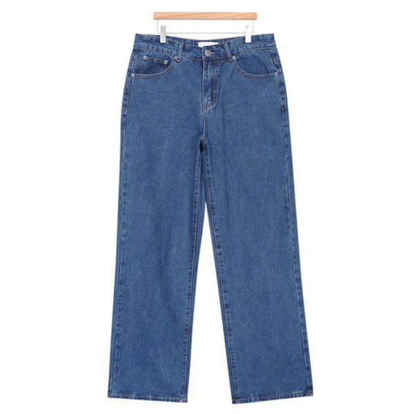 ジーンズ SBJ016 1COLOR メンズ ディープブルー デニム ワイドパンツ 4,838円