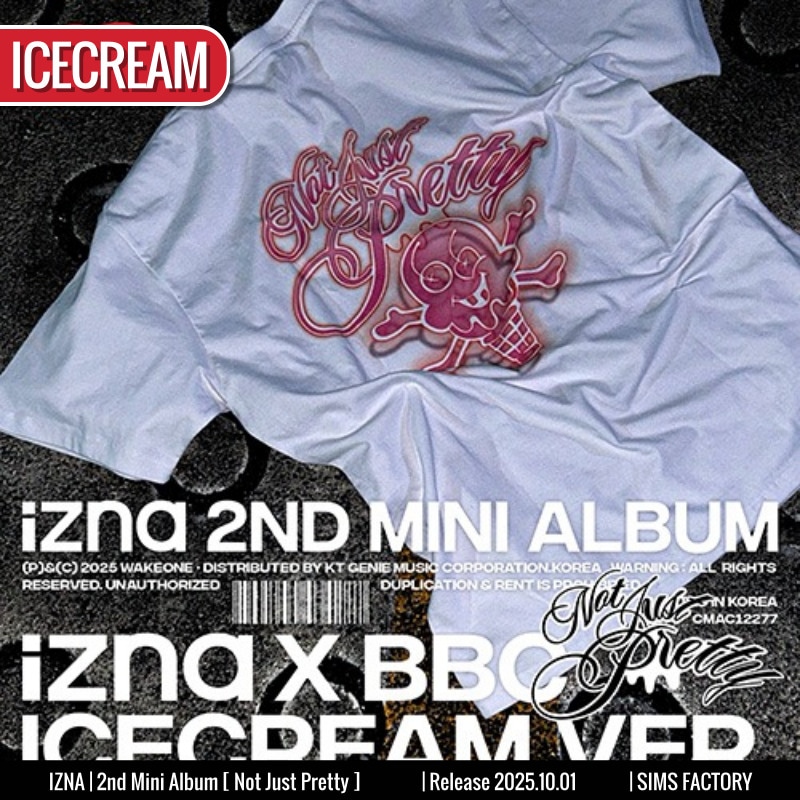 izna X BBC ICECREAM Ver. 限定版 IZNA アルバム ミニ2集 [ Not Just Pretty ] イズナ /初動チャート反映 +Shop Gift