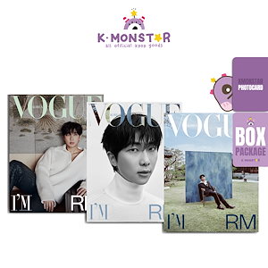 [和訳付き] VOGUE KOREA 2023年 6月号 3種 BTS RM Cover KMONSTAR特典