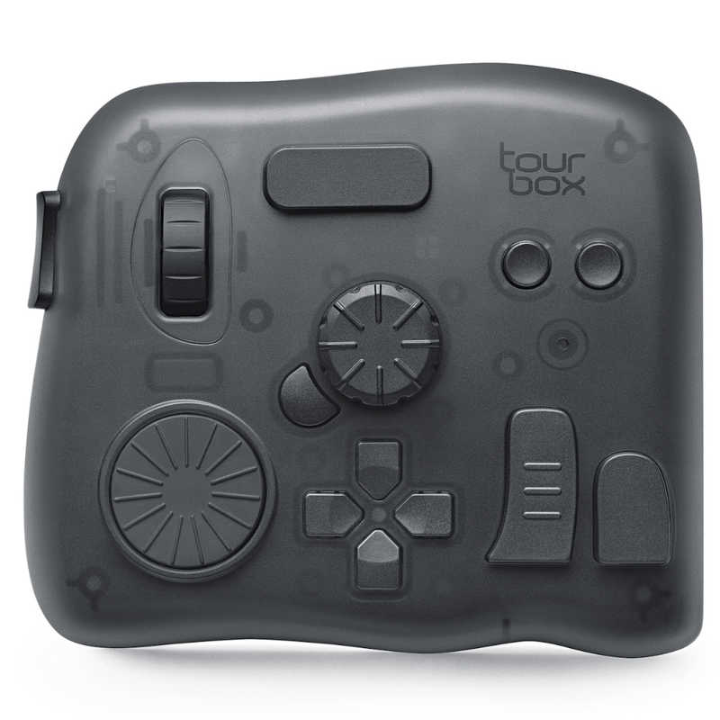 TOURBOX　TourBox Elite モダンスモークブラックトランスルーセント　TBECAMSB
