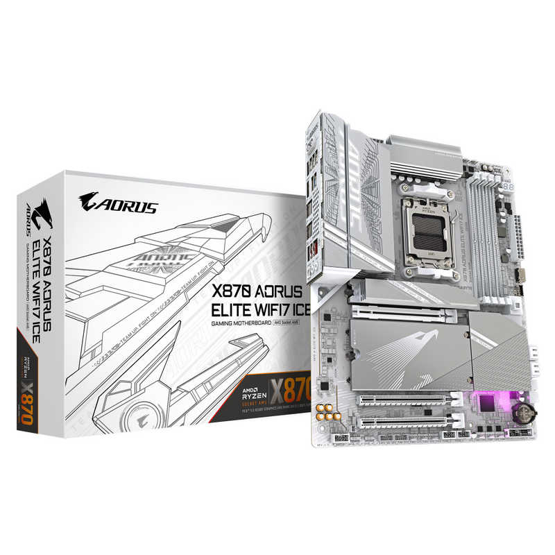 GIGABYTE　X870 AORUS ELITE WIFI7 ICE　X870AELITEWF7ICE