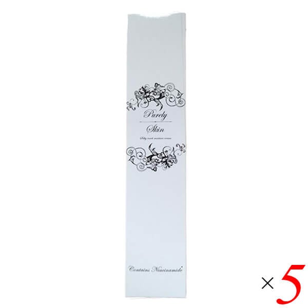 ピュアリースキン シルキータッチ モイスチャークリーム 22g 5本セット 医薬部外品 ナイアシンアミド シミ シワ