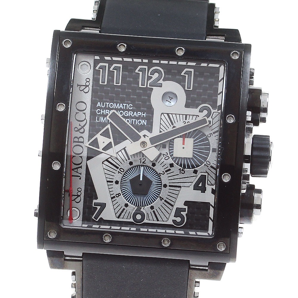 訳あり ジェイコブ JACOB&CO IV.2 エピックI クロノグラフ 自動巻き メンズ 箱・保証書付き_752811【中古】