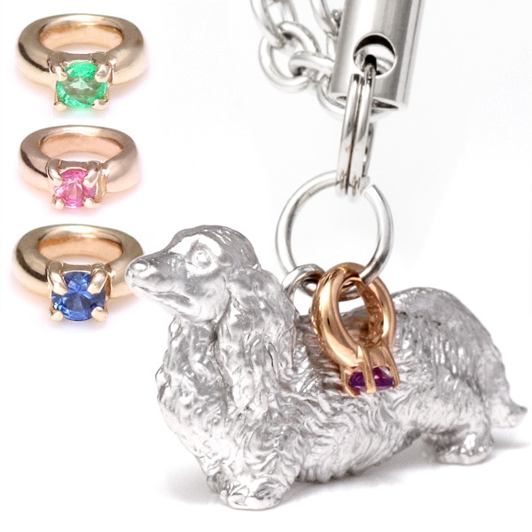 ダックスフンド ストラップ 犬 ドッグ 誕生石 犬 楽ギフ_包装 25,404円