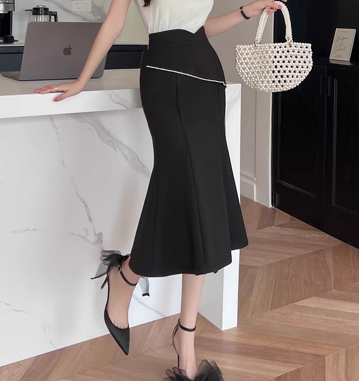 レディース スカート ボトムス 中厚手 大人可愛い きれいめ 上品 存在感 無地 春 夏 秋 冬 オールシーズン 謝恩会 結婚式 二次会 披露宴 ロングシーズン シーズンレス 授業参観 会議 MTG