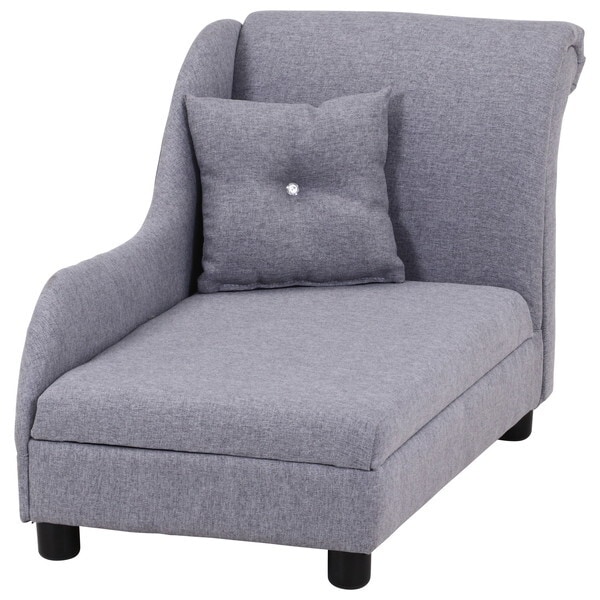 不二貿易 45231 ペットカウチソファ(クッション付き) GY メーカー直送 12,098円