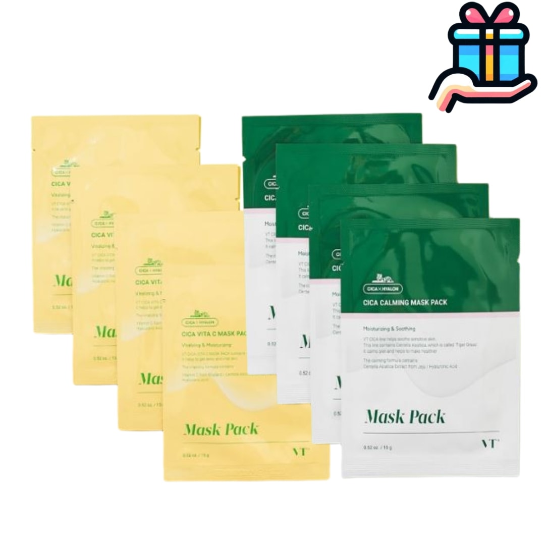 [大容量マスクパックセット] CALMING シートマスクパック*20枚+VITACMASK *20枚計40枚 顔パックフェイスパック 大容量 韓国コスメ 角質ケア 高密着 鎮静 保湿 すっきりなめら