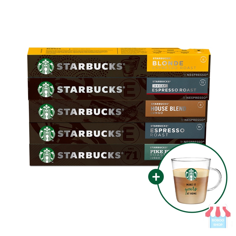 [韓国正規品] コーヒーカプセル ネスプレッソ 10個入り 5箱 + モカグラス 370ml 韓国コーヒー インスタントコーヒー ネスプレッソカプセル 5,788円