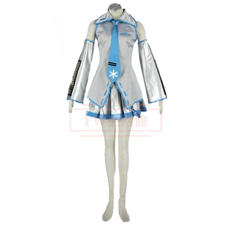Vocaloid ボーカロイド コスプレ 初音ミク 雪ミク2010 コスプレ衣装 コスチューム 演出服 アニメ ゲーム ハロウィン cosplay 変装