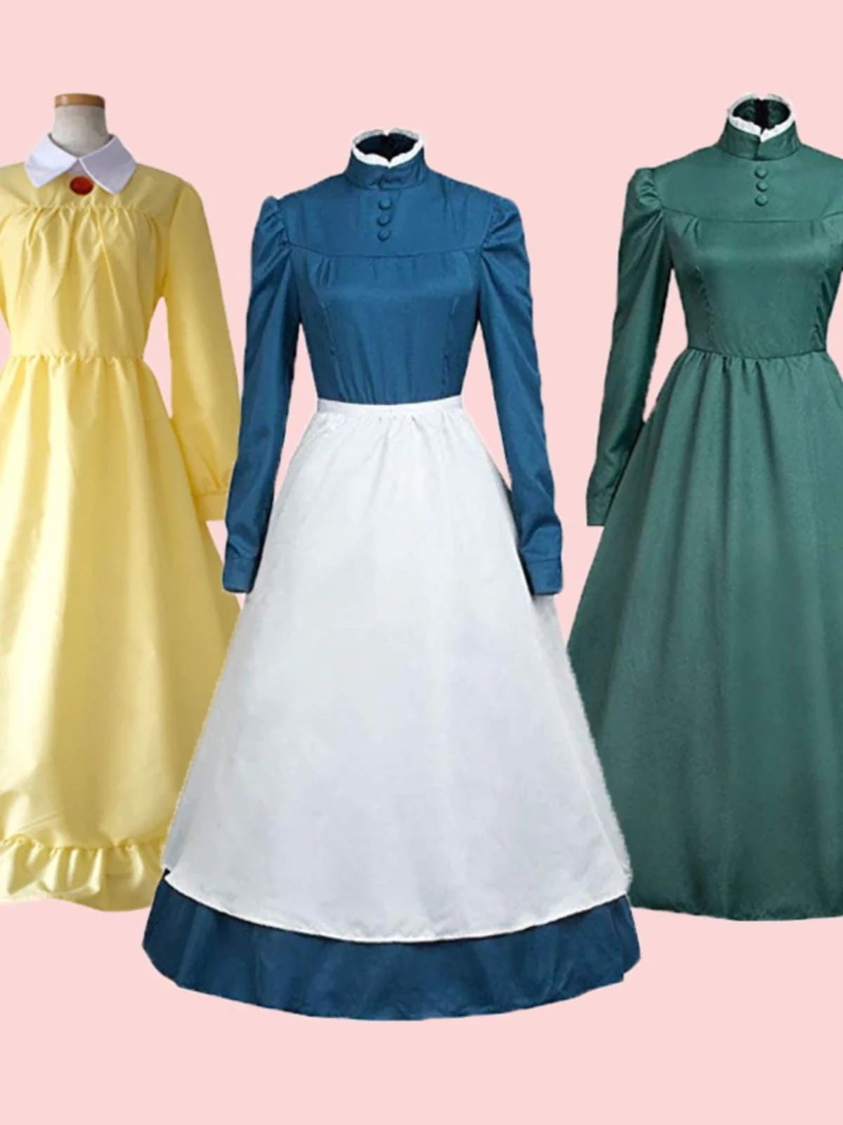 コスプレ 空尼奇瓦哈尔的移动城堡 苏菲 连衣长裙角色扮演服装期間限定30%