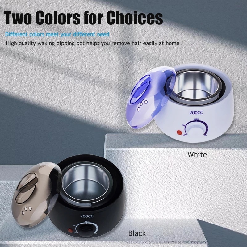遠隔操作のブラジルのハードワックス,脱臭ワックスのマシン,ワックスヒーター,脱毛器,200ml