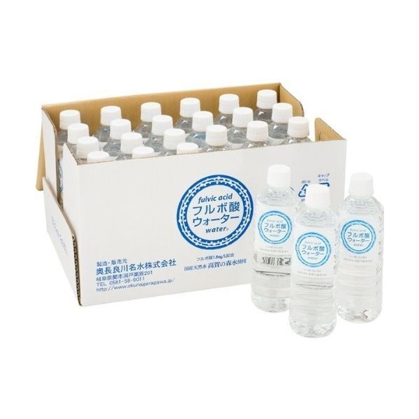 奥長良川名水 フルボ酸ウォーター 500ml×48本【2ケース】国産 天然軟水 弱アルカリ性 水 ミネラルウォーター モンドセレクション