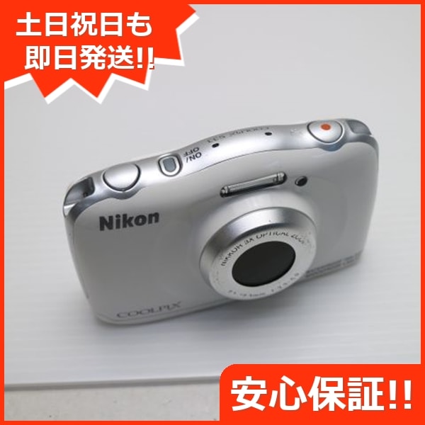 美品 COOLPIX S33 ホワイト コンデジ Nikon 235