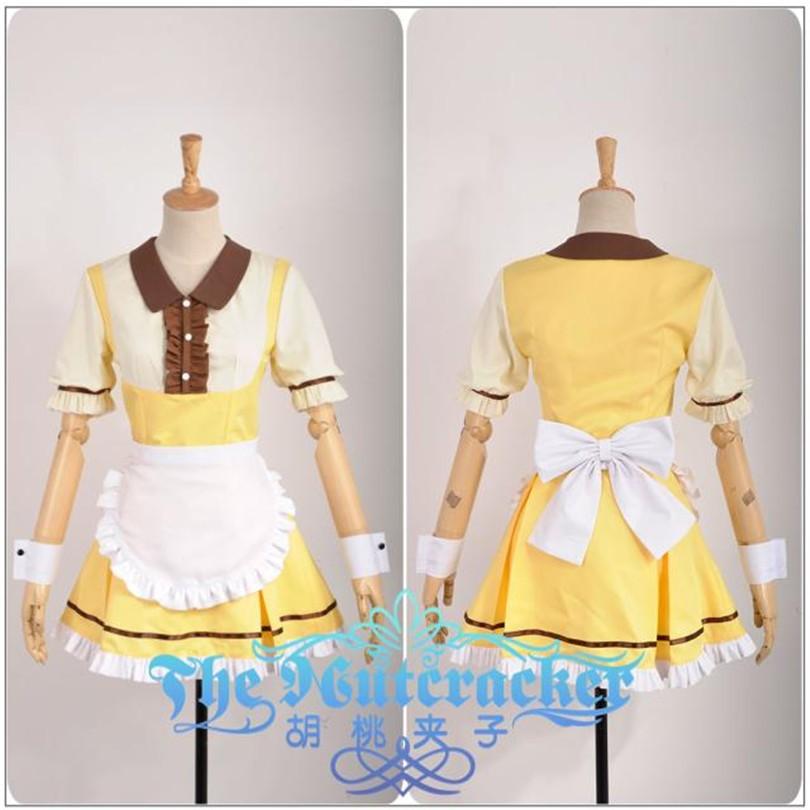 ラブライブlovelive! 園田海未 そだうみ COCO S喫茶店 ココスコーヒー　メード服 コスプレ衣装 仮装イベント アニメ パーティー