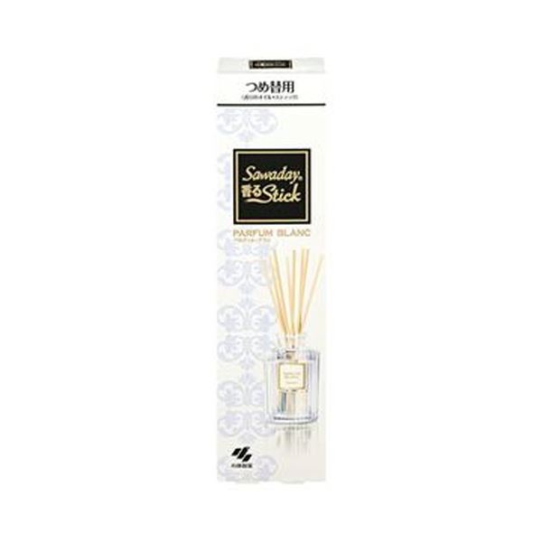（まとめ）小林製薬 Sawaday 香るスティックパルファム ブラン つめ替用 70ml 1セット20セット