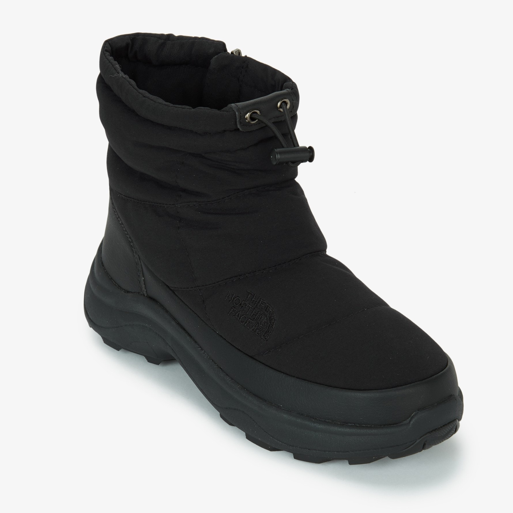 暖かくて着心地の良い帯 ショートブーツ black