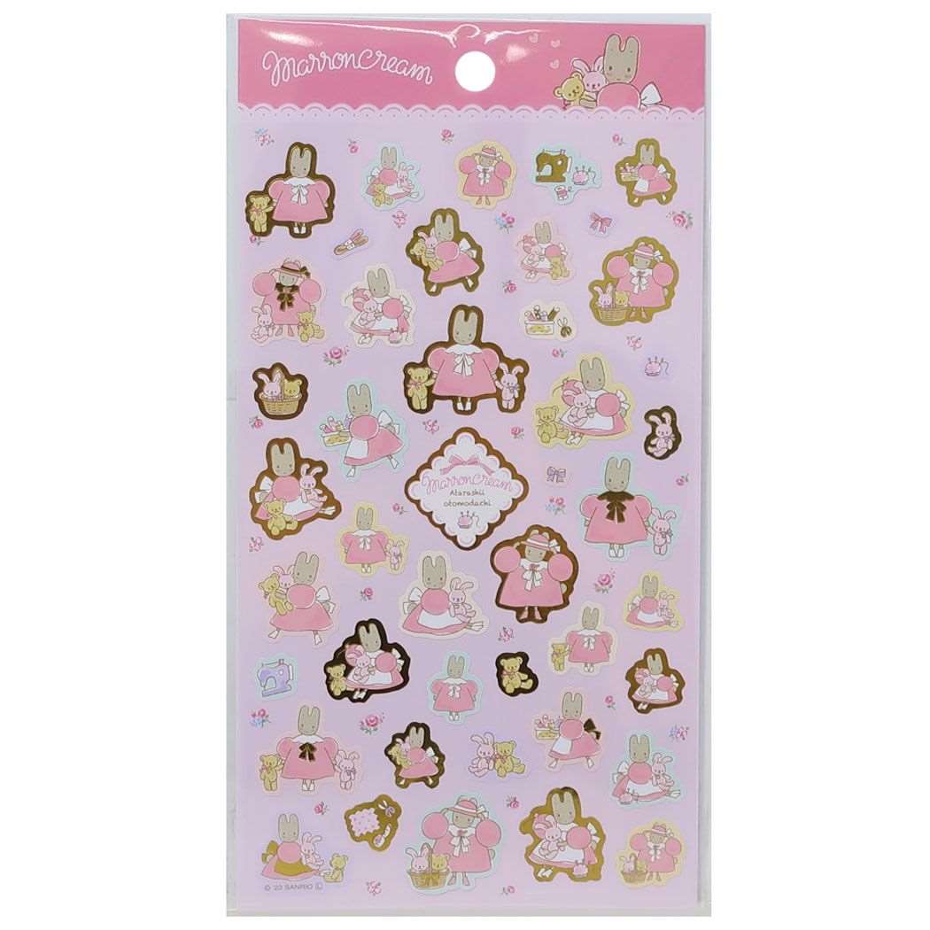 Qoo10] マロンクリーム シールシート シール M : 文具