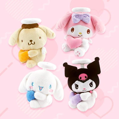 Qoo10] サンリオ エンジェル天使ぬいぐるみ 25