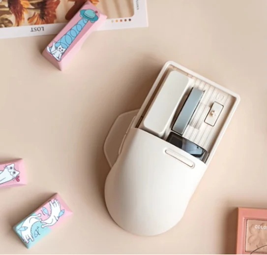 【送料無料】洛斐 「小反り」3モードワイヤレスBluetoothマウス充電macノートパソコンタブレットマウス 5,507円