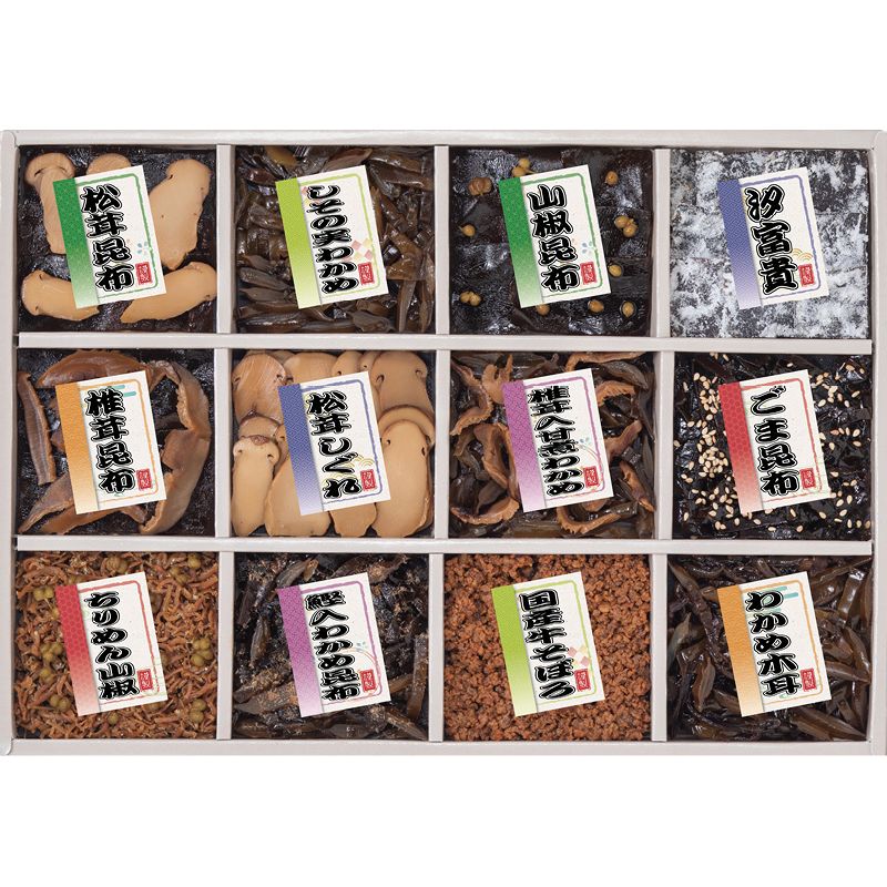 廣川昆布 御昆布 佃煮12品詰合せ L-B