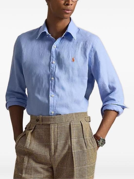 POLO RALPH LAUREN Men Shirts 710966294 509 Clear Blue