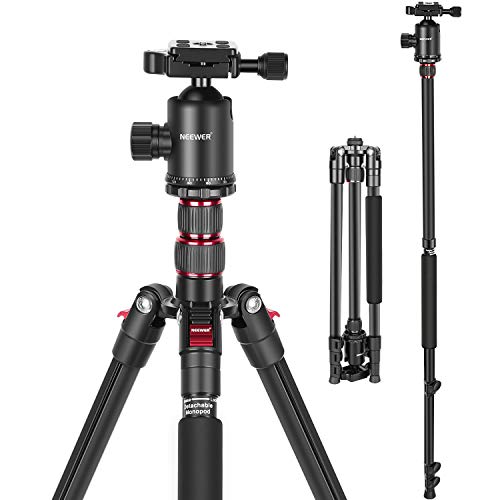 Neewer 197CMカメラ三脚 DSLRに対応 2-in-1コンパクトアルミニウム三脚一脚 36 8,160円