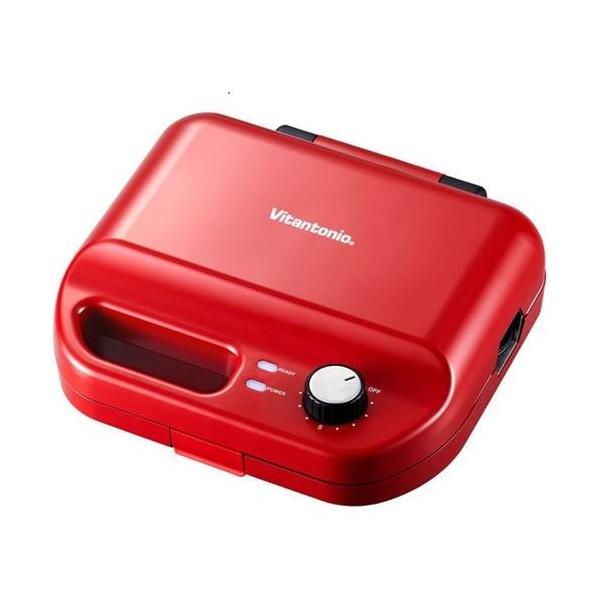 Vitantonio ビタントニオ VWH-50-R レッド ホットサンドメーカー ワッフルメーカー 7,374円