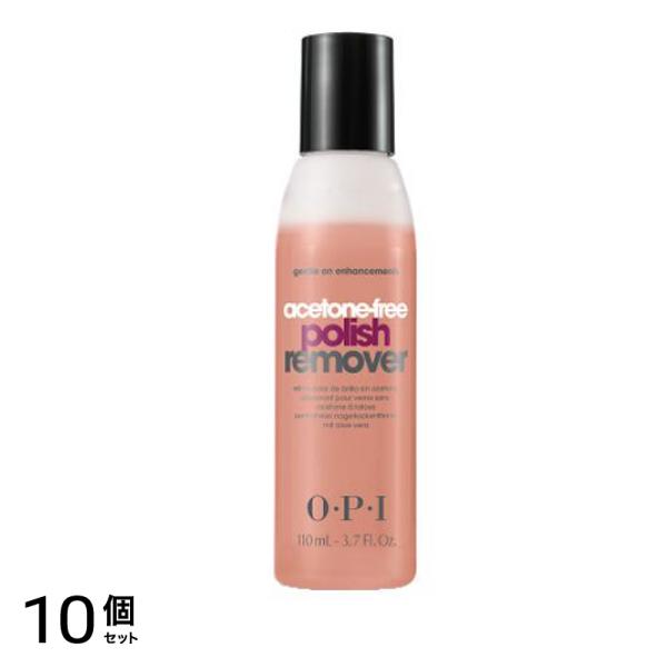 O・P・I アセトンフリーポリッシュリムーバー 除光液 110mL 10個セット