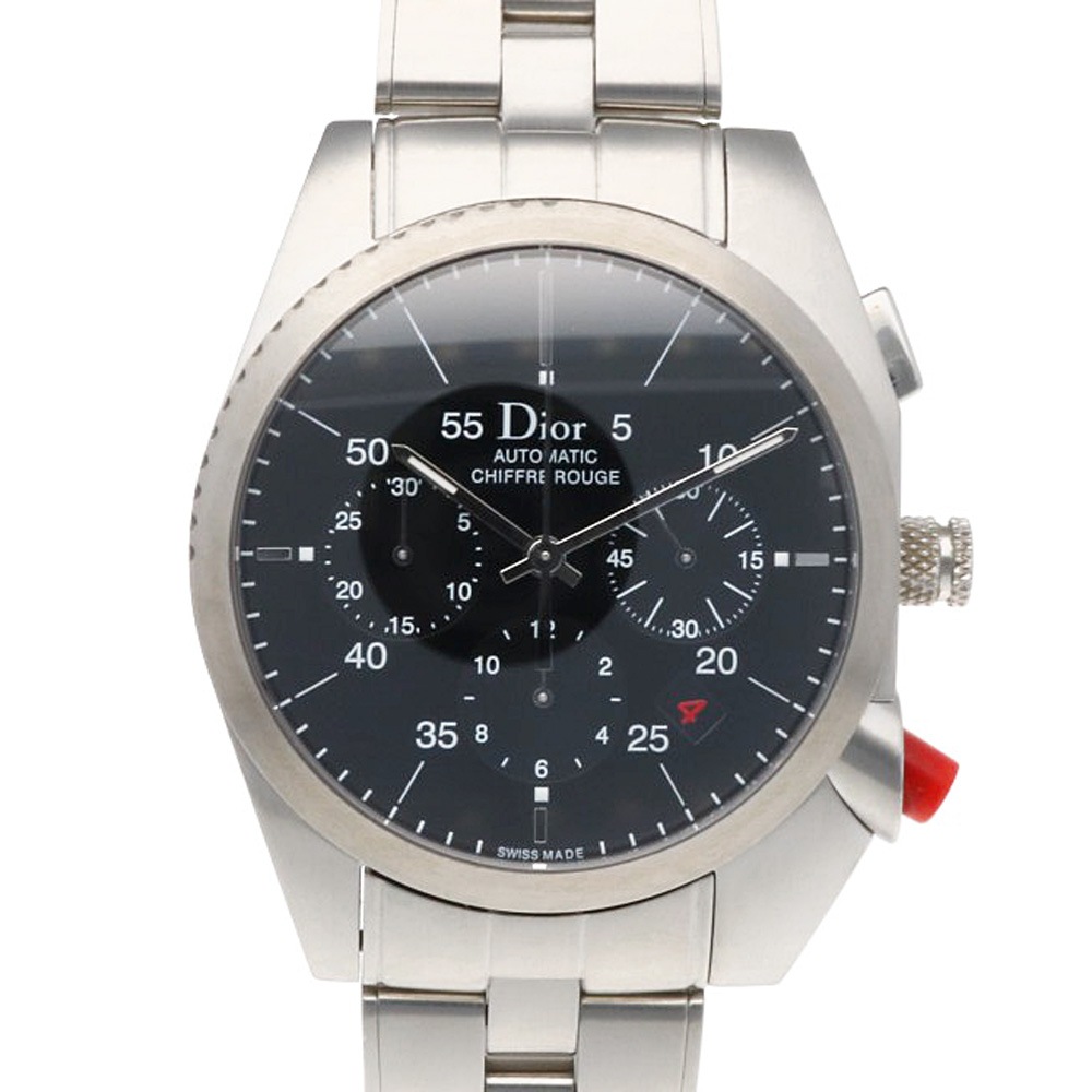クリスチャンディオール シフルルージュ 腕時計 ステンレススチール A02 自動巻き 1年保証 Christian Dior 中古