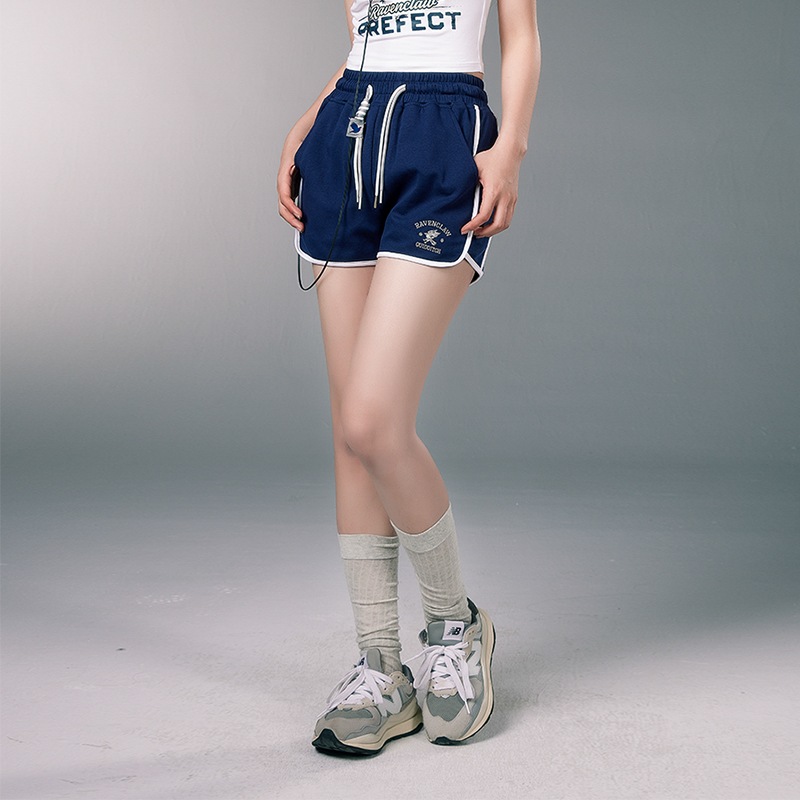 ハリー・ポッターとの共同ブランドのショートパンツカジュアルでゆったりとした夏用