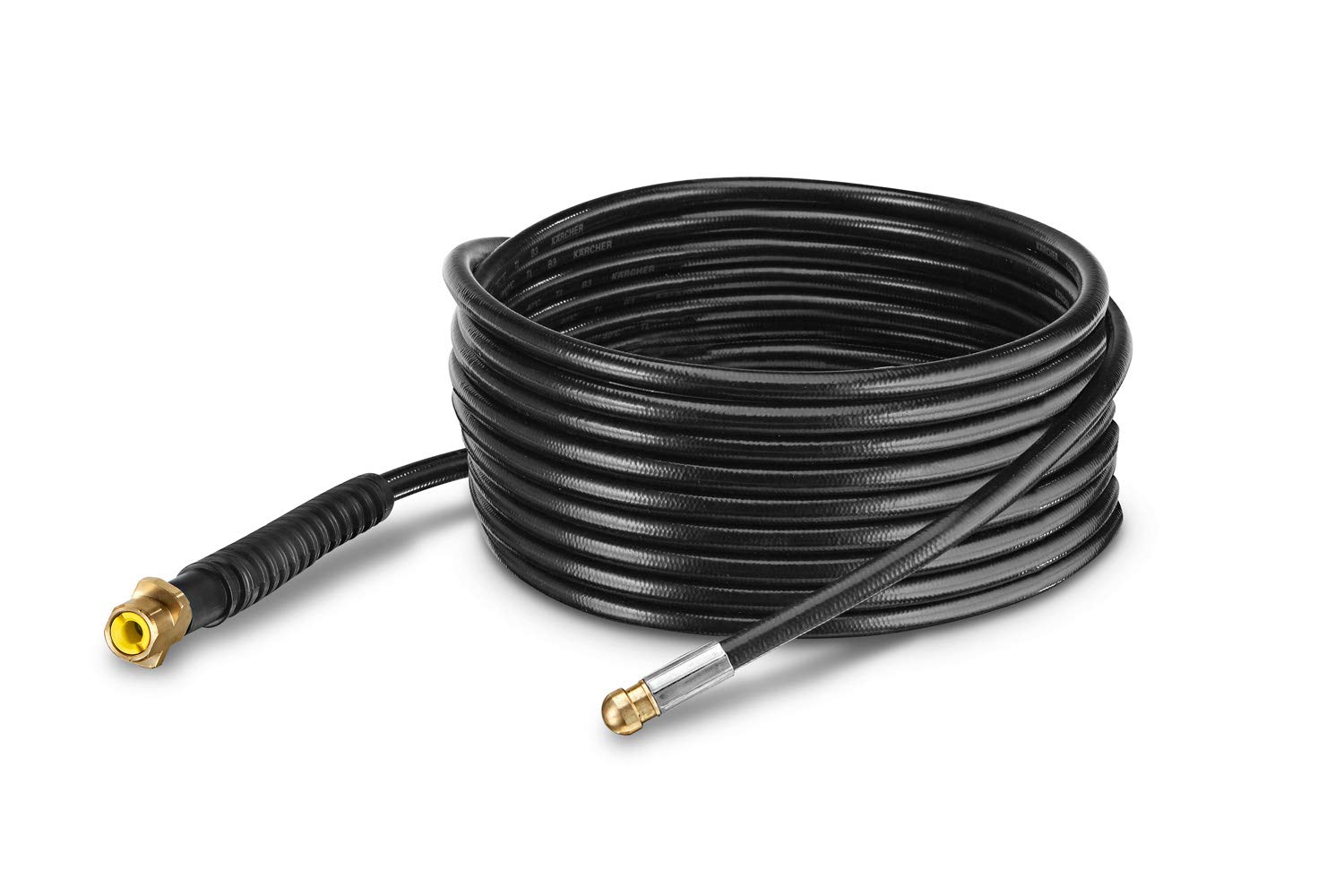 ケルヒャー(KARCHER) 真鍮 パイプクリーニングホース 7.5m 26438800 ブラック