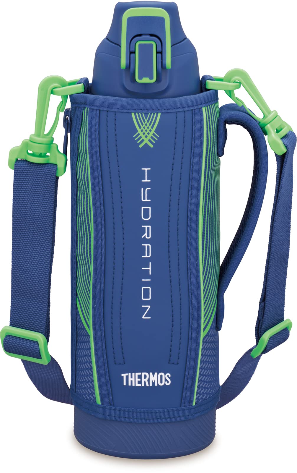 サーモス 水筒 真空断熱スポーツボトル 1L ブルーグリーン 保冷専用 FHT