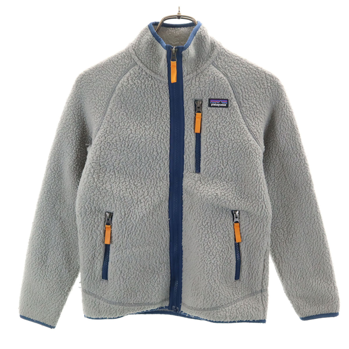 フリースジャケット M10 グレー 65410 アウトドア キッズ 古着