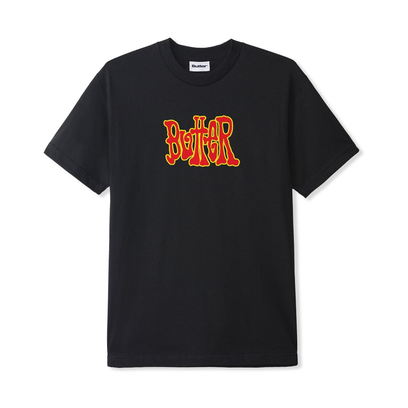 【BUTTER GOODS】 TOUR TEE : BLACK